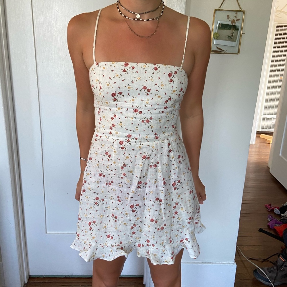 Reformation Floral Mini Dress